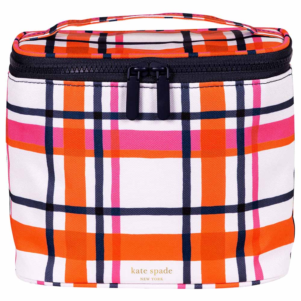 Kate Spade Lunch Tote Spring Plaid