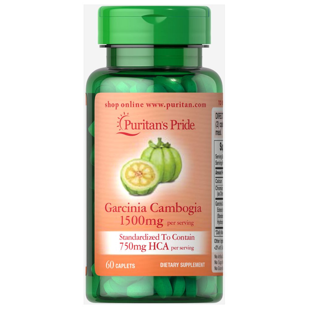 Puritan Pride Garcinia Cambogia 750mg 60 Caplets