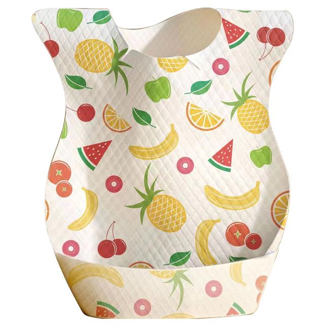 Star Babies - Disposable Bibs - Pack Of 300 - Fruits Printed