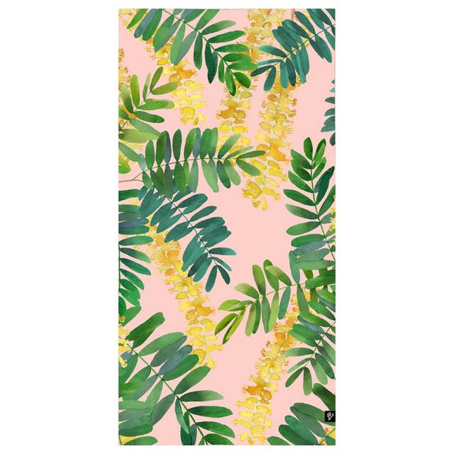 Bu Towel - Ghaf Leaves Beach Towel - Extra Large