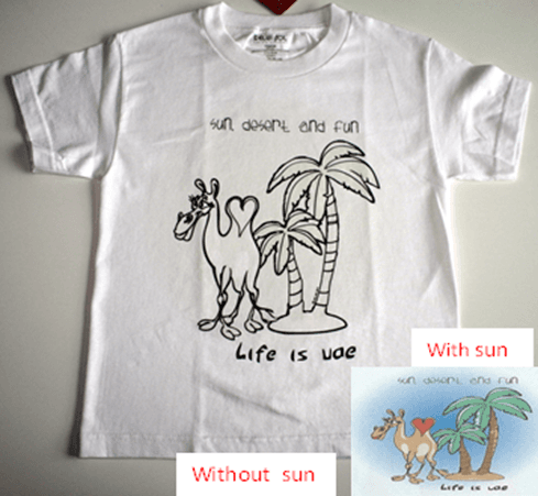 Palm Sun, Desert Fun T-Shirt - White 