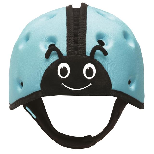 SafeheadBABY - Soft Protective Headgear - Ladybird Blue