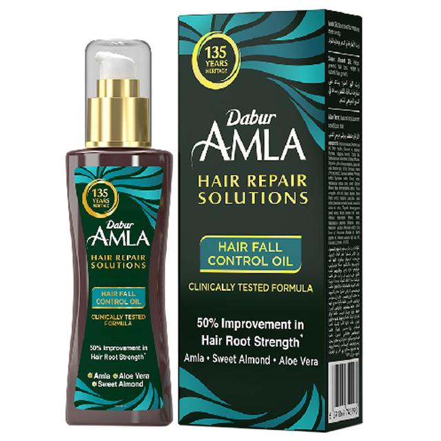 Dabur - Pure Amla, Sweet Almond & Aloe Vera Therapeutic Hair Oil - 150ml