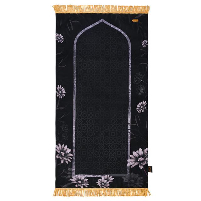 Hilalful - Golden Tassel Prayer Mat - Charming Dahlia