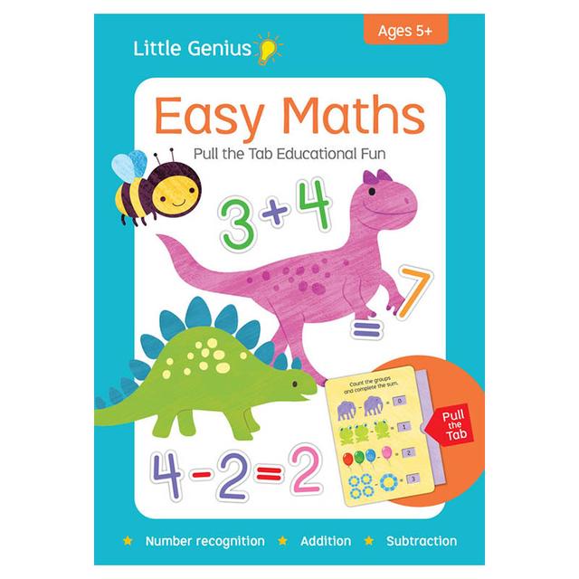 بطاقات تعليمية Little Genius - Easy Maths Pull The Tab