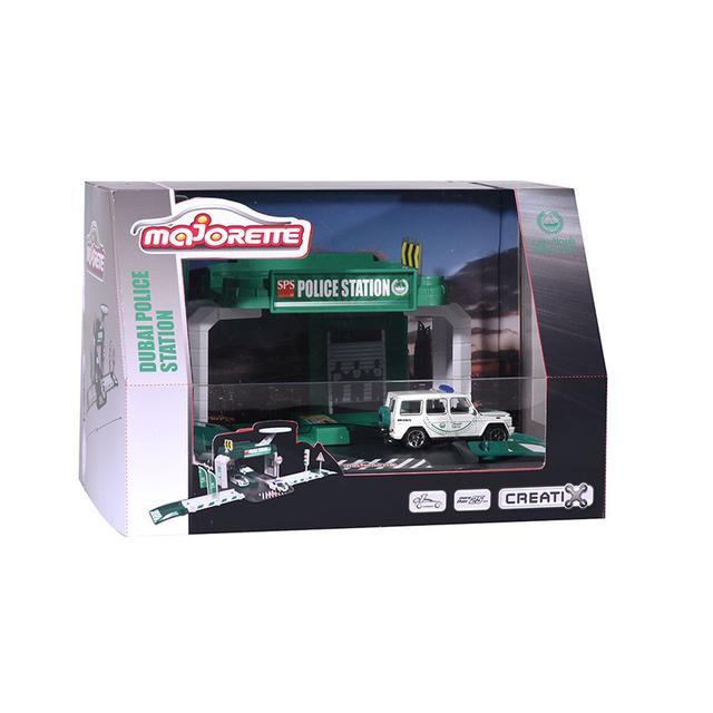 Majorette - Dubai Police Station With 1 Car