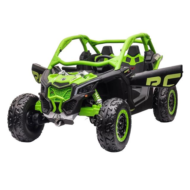 Amsham - Maverick Kids 4X4 Ride-On Jeep - 12V - Green