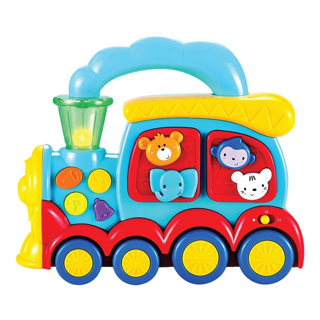 Hapee Capee - Light & Sounds Baby Animal Train