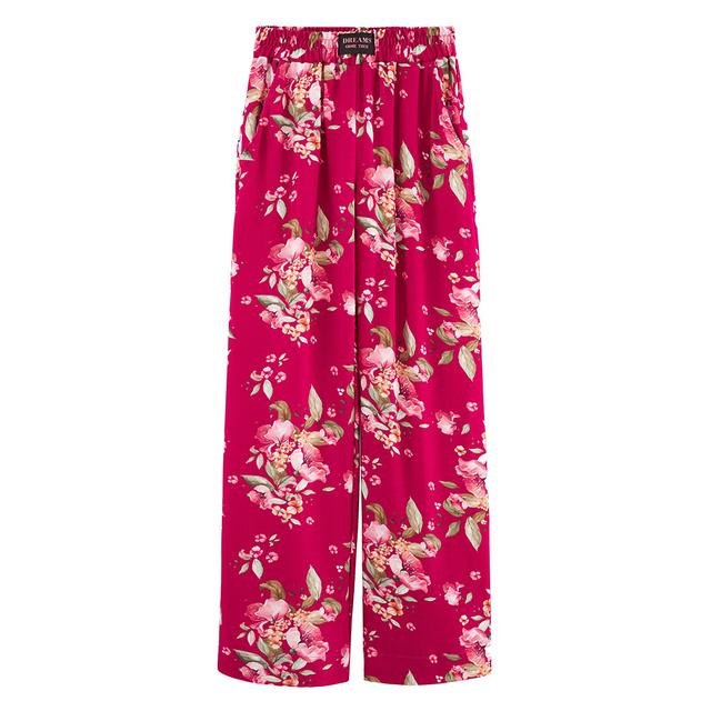 Bell Bimbo - Girls Flower Print Trousers - Pink