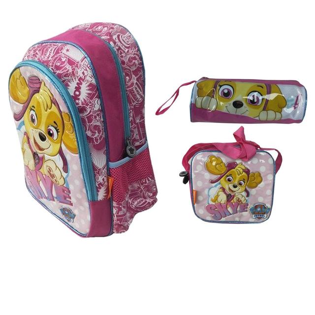 Paw Patrol - School Backpack - 14-Inch, Lunch Bag And Pencil Case Set