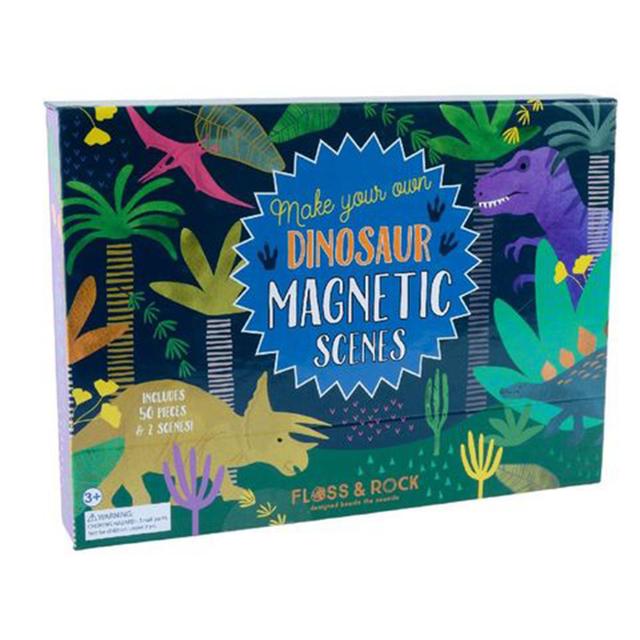 Floss & Rock - Magnetic Play Scenes - Dinosaur - 50pcs