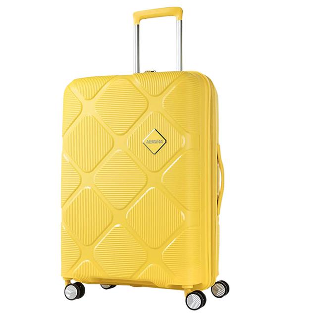 American Tourister - Instagon Spinner Hard Check-In Luggage Bag - 69cm - Lemon Chrome