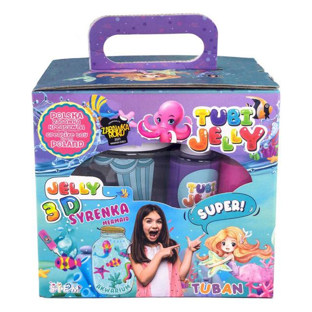 Tuban - Tubi Jelly Set w/ 6 Colors & Small Aquarium - Mermaid