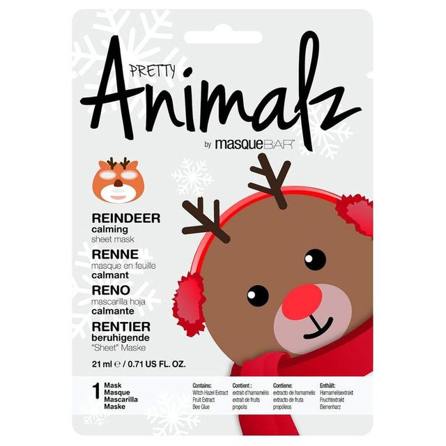 Masquebar - Pretty Animalz Reindeer Calming Sheet Mask - 21ml