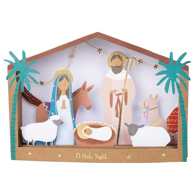 Meri Meri - Nativity Diorama Card