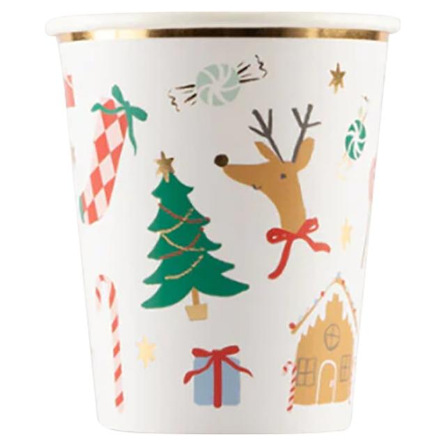 Meri Meri - Jolly Christmas Cups - 8pcs