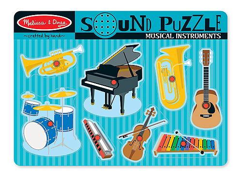 Melissa & Doug Musical Instruments Sound Puzzle