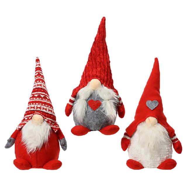 Kaemingk - Gnome Polyester - 30 cm - Red - Style May Vary