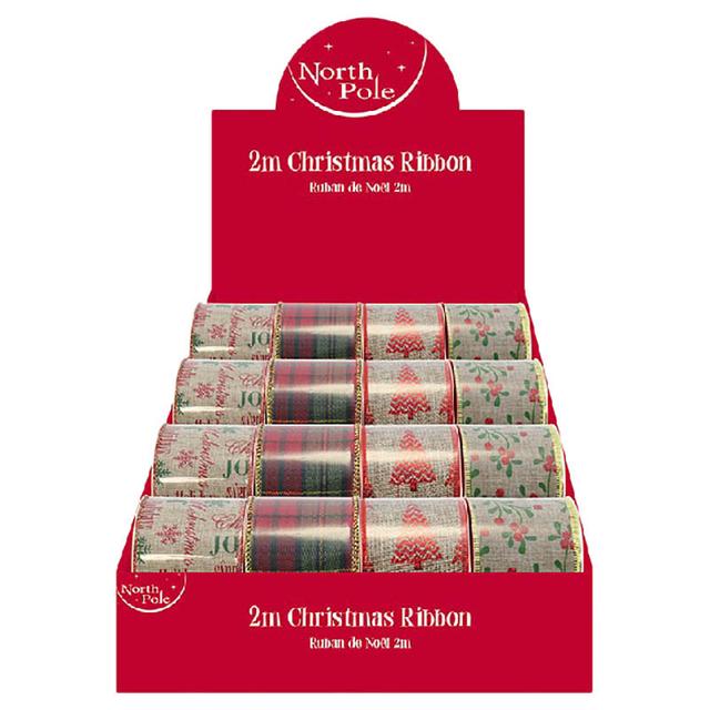 North Pole - 31613 Christmas Ribbon - 2M