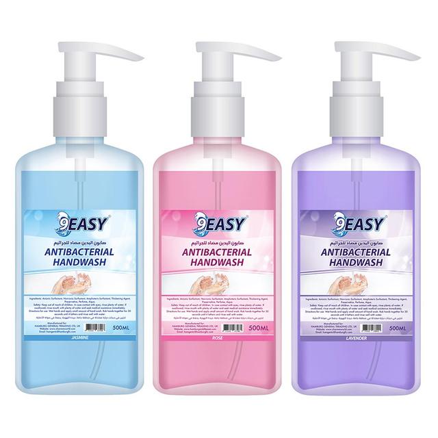 9Easy - Antibacterial Hand Wash - Pack of 3 - 500ml