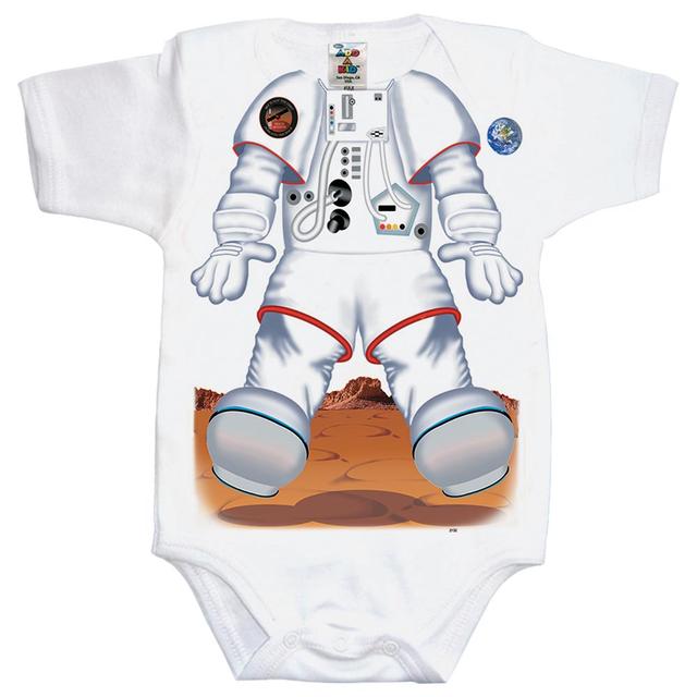 Just Add A Kid - Astronaut Printed Romper