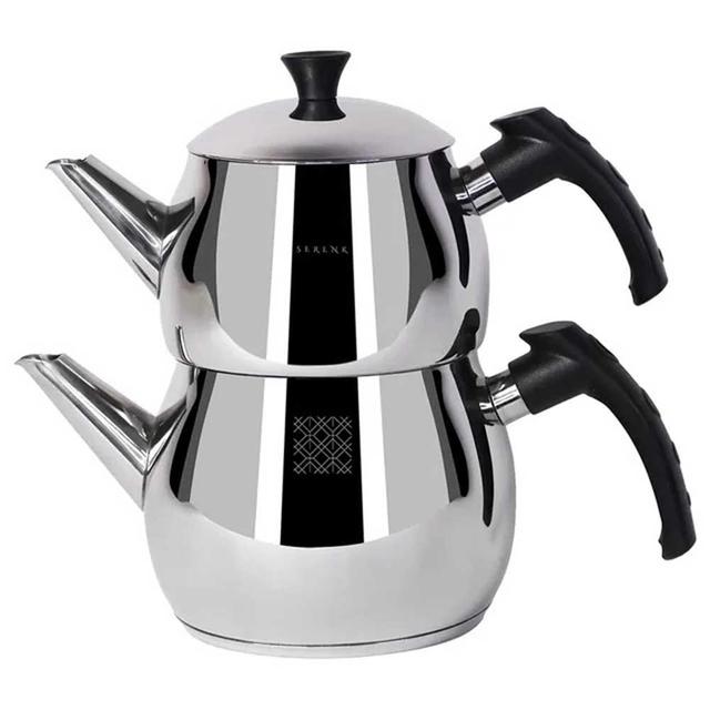 Serenk - Modernist Stainless Steel Tea Pot Set