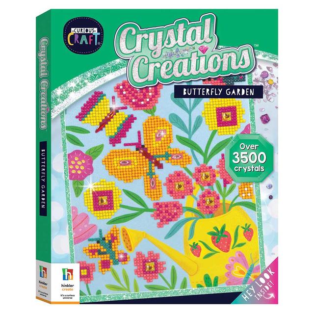 Hinkler - Curious Craft: Crystal Creations Butterfly Garden