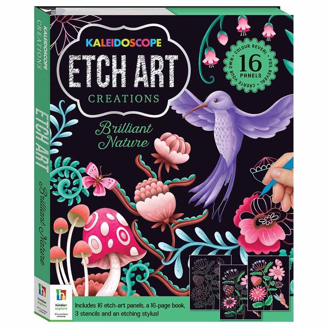 Etch Art Brilliant Nature Book