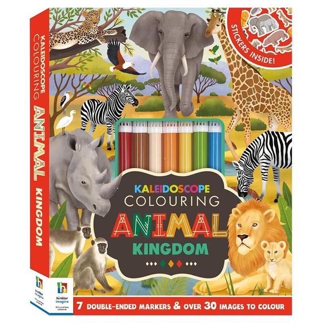 Kaleidoscope Colouring Animal Kingdom Book