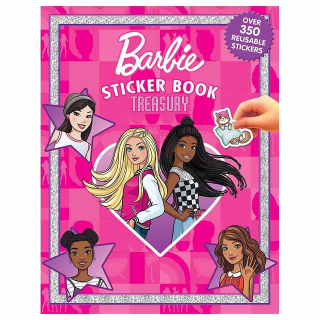 Mattel Barbie Sticker Book Treasury Book