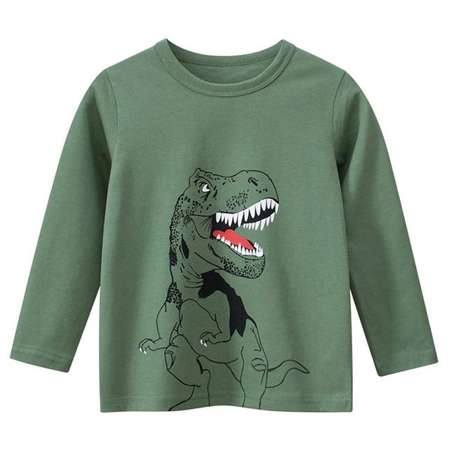 Sugar Rush - Printed Round Neck Full Sleeves T-Shirt - Green