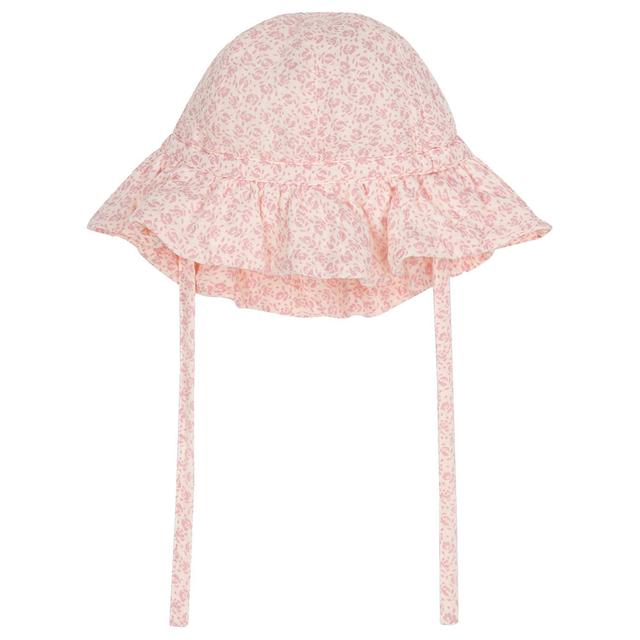 Petit Bateau - Baby Girl's Floral Cotton Gauze Sun Hat - Pink