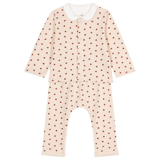 Petit Bateau - 3pc-Set - Baby's Printed Bodysuit And Pajama Set