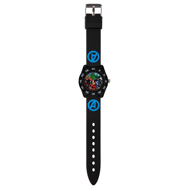 Disney - Marvel Avengers Time Teacher Watch - Black