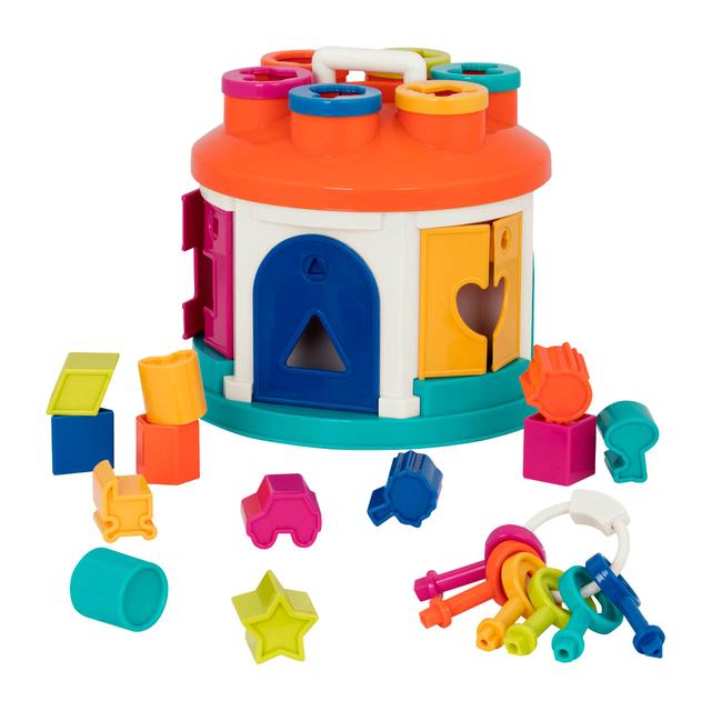 Battat - Shape Sorter House – 14pcs