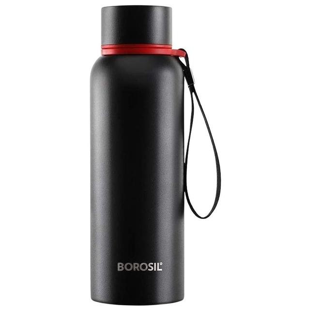 Borosil - Vacuum Insulated Trek Bottle - Black - 700 ml