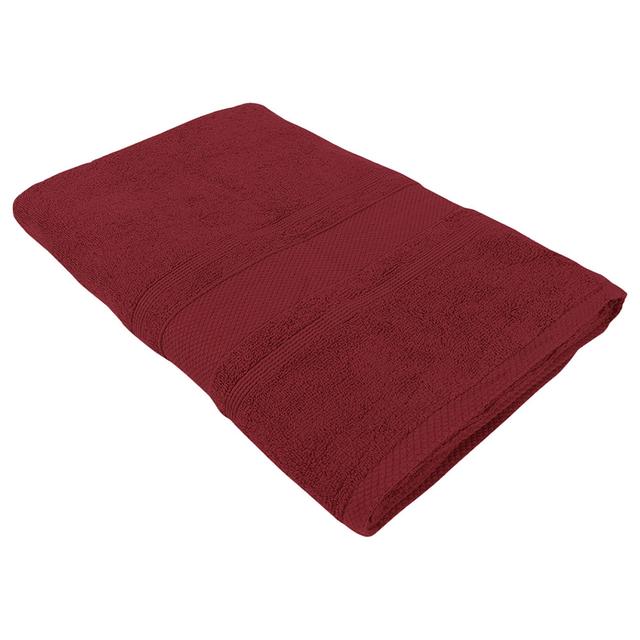 BYFT - Home Castle Premium Bath Towel - Maroon - 70 x 140cm