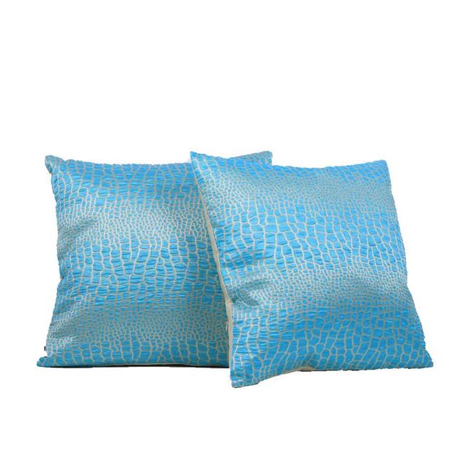 BYFT - Azure Elegance Decorative Cushion And Cover - Arctic Blue - 2pcs