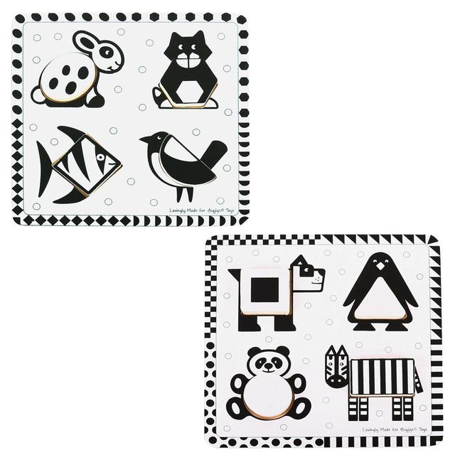 TTS - Black And White Jigsaw Puzzle - 2pcs