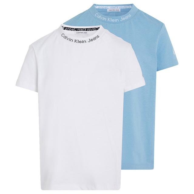 Calvin Klein - 2pc-Set - Short Sleeves Logo T-Shirt - Blue