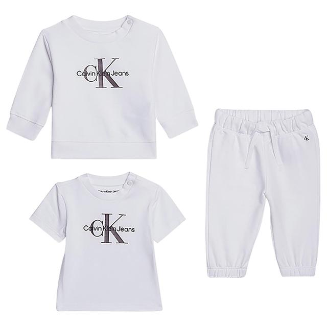 Calvin Klein - 3pc-Set - Monogram Starter Gift Pack - White