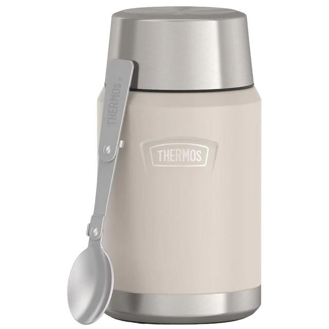 Thermos - Icon Stainless Steel Lunch Box w/ Spoon - Sandstone - 710 ml