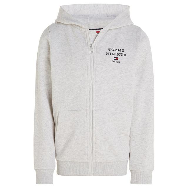 Tommy Hilfiger - TH Logo Full Zip Hoodie - Grey