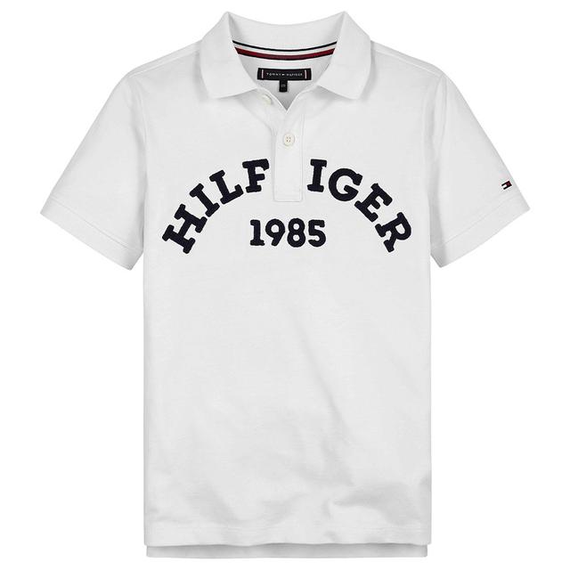 Tommy Hilfiger - Monotype 1985 Arch Short Sleeves Polo Shirt - White