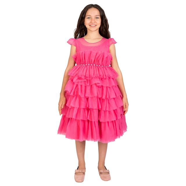 D' Daniela - Magdalena Short Party Dress - Hot Pink