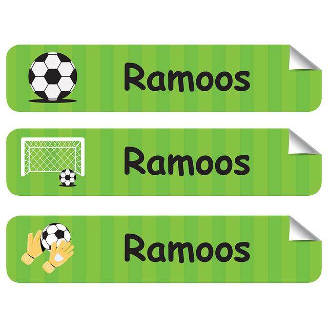 Mylabels - Personalized Iron On Labels - Soccer - Pack of 50