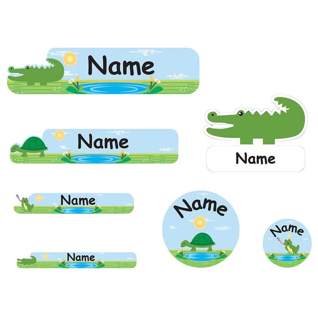 Mylabels - Personalized Labels - Aquatic Animals - Pack of 107