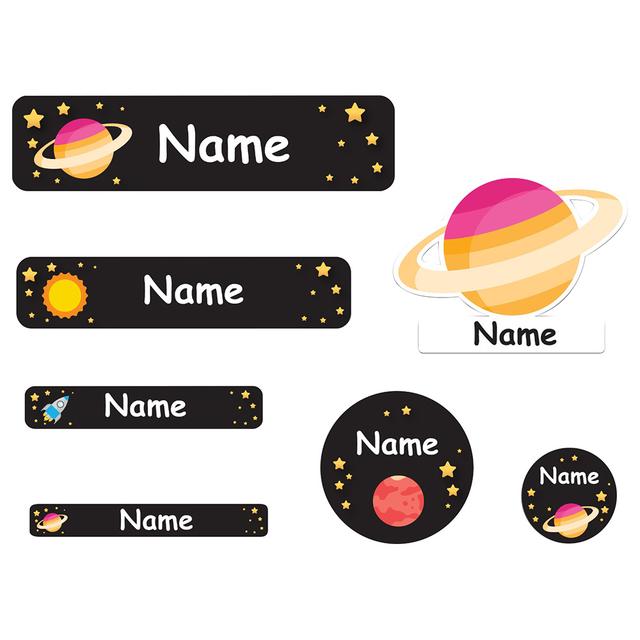 Mylabels - Personalized Shoe Labels - Space Daycare - Pack of 12