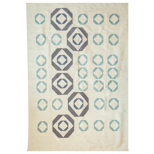 Aiida - Diamond Rug - Sage Green