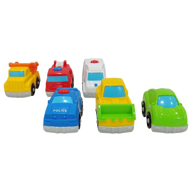 Hapee Capee - Mini Vehicles Set - 6 Pcs